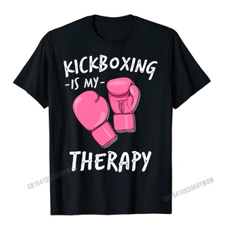 ถูกสุดๆมวยเสื้อผ้าKickboxing Is My Theray Sweater Womens Hoodie Boxing Gift Men Tos Tees For Male Cotton To TShirts Norm