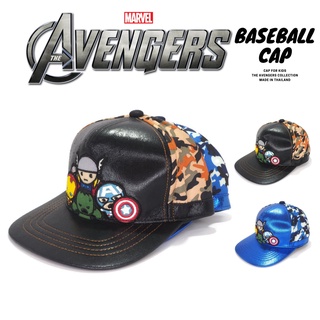 หมวกแก๊ป The Avengers character  BASEBALL CAP KIDS SIZE 48, 50 CM. (No. MK-007)