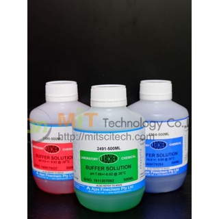 น้ำยา pH pH Buffer 4.0 /7.00  /10.0  ขนาด 500ML (AJAX) น้ำยา pH pH Buffer 4.0 /7.00 ขนาด 500ML (KEMAUS)