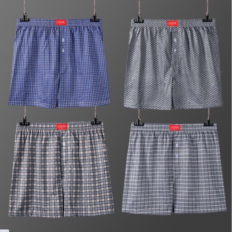 🔥พร้อมส่ง บ๊อกเซอร์ 🔥Comfortable knitted underwear men🔥 แบร์น UOKIN เนื้อผ้านิ่ม ใส่สบาย เกรดพรีเมี่