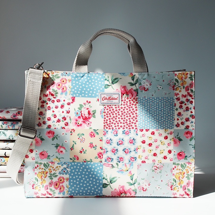 Cath kidson กระเป๋าสะพายไหล่ความจุขนาดใหญ่กระเป๋าผู้หญิงลําลองสไตล์อังกฤษกระเป๋าแนวทแยง
