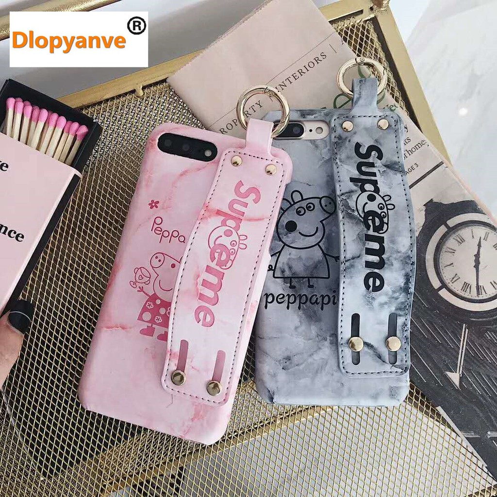 [PRE]New Pig Peggy Wrist Band Case For Oppo R9 R9S R11 R11S R15 Plus A57 A59 A79 A83