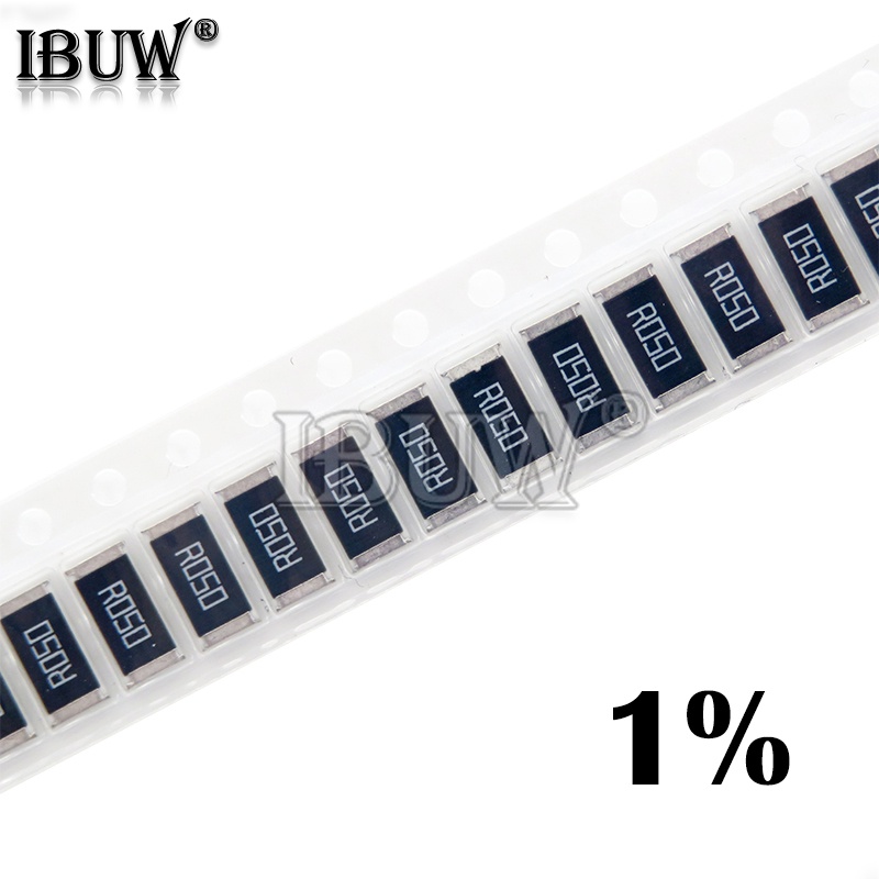 50PCS 2512 SMD ชิปตัวต้านทานคงที่ 1% 1W 0.1R 0.01R 0.05R 0.33R 1R 0R 10R 100R 2W 0.001 0.1 0.05 1 0 