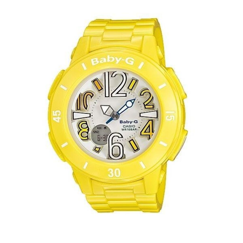 Casio Baby-G Neon Illuminator Yellow Ladies' Watch รุ่น BGA-170-9BDR