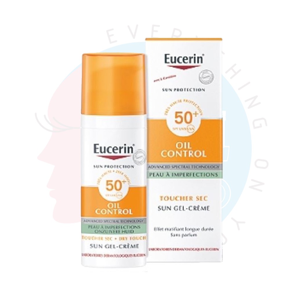 [พร้อมส่ง] Eucerin Sun Protection Oil Control GelCrème SPF50+ (50ml