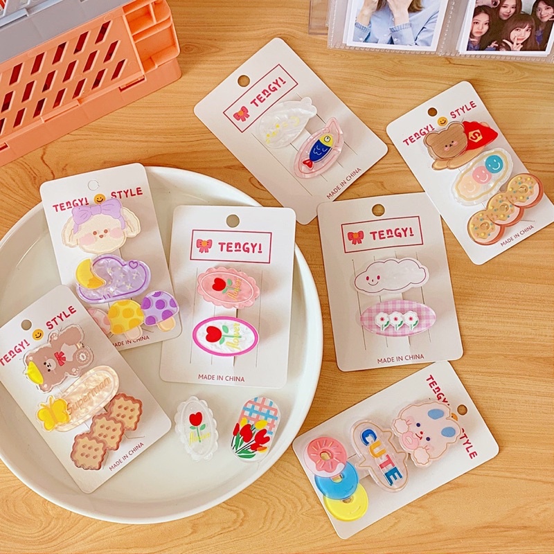 Cute 083 กิ๊บติดผม กิ๊บหนีบผมการ์ตูนเกาหลีน่ารัก