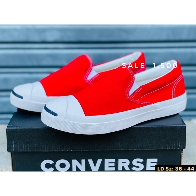 CONVERSE JACK PURCELL SLIP ON JAPAN RED