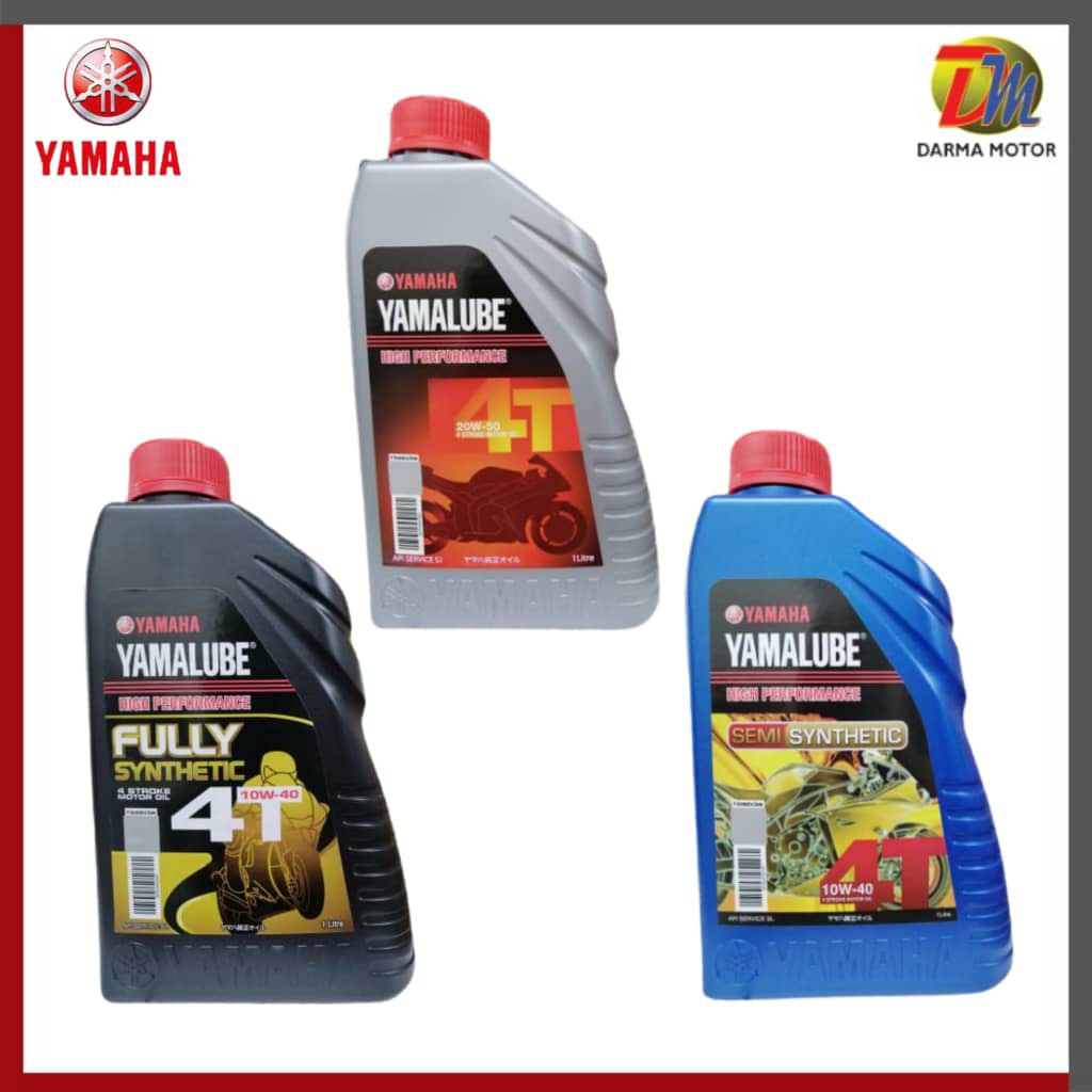YAMALUBE ENGINE OIL 20W-50 4T/ 10W-40 SEMI / 10W-40 FULLY SYNTHETIC