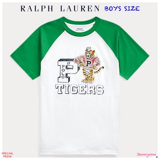 RALPH LAUREN POLO TIGERS BASEBALL TEE ( BOYS SIZE 8-20 YEARS )