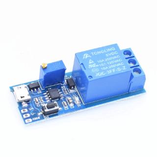 Precise 5V -30V Micro USB Power Relay Timer Control Module Trigger Delay Switch