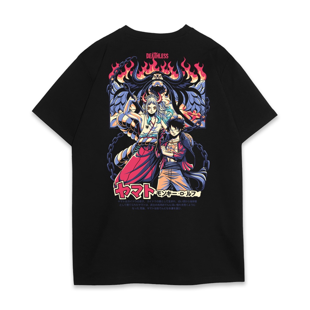 เสื้อยืด cotton Deathless T-Shirt | Yamato | Anime ONE PIECE SERIES