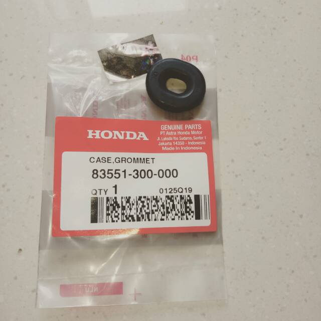 กล่องแบตเตอรี่ยาง Grommet 83551 300 000 ราคาหน่วยเดิม Honda Astraa Grand - GLPRO - MEGAPRO - Win 100