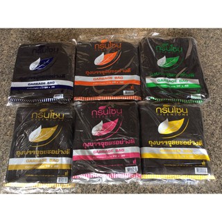 ถุงขยะ​ สีดำ​ เนื้อหนา​ กรีนโซน GreenZone บรรจุ 1 กิโลกรัม
