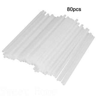 80pcs 3.2mm Plastic Food Sticks Chocolate Cake Lollipop Sweet Sugars Dessert DIY Tools SWHM