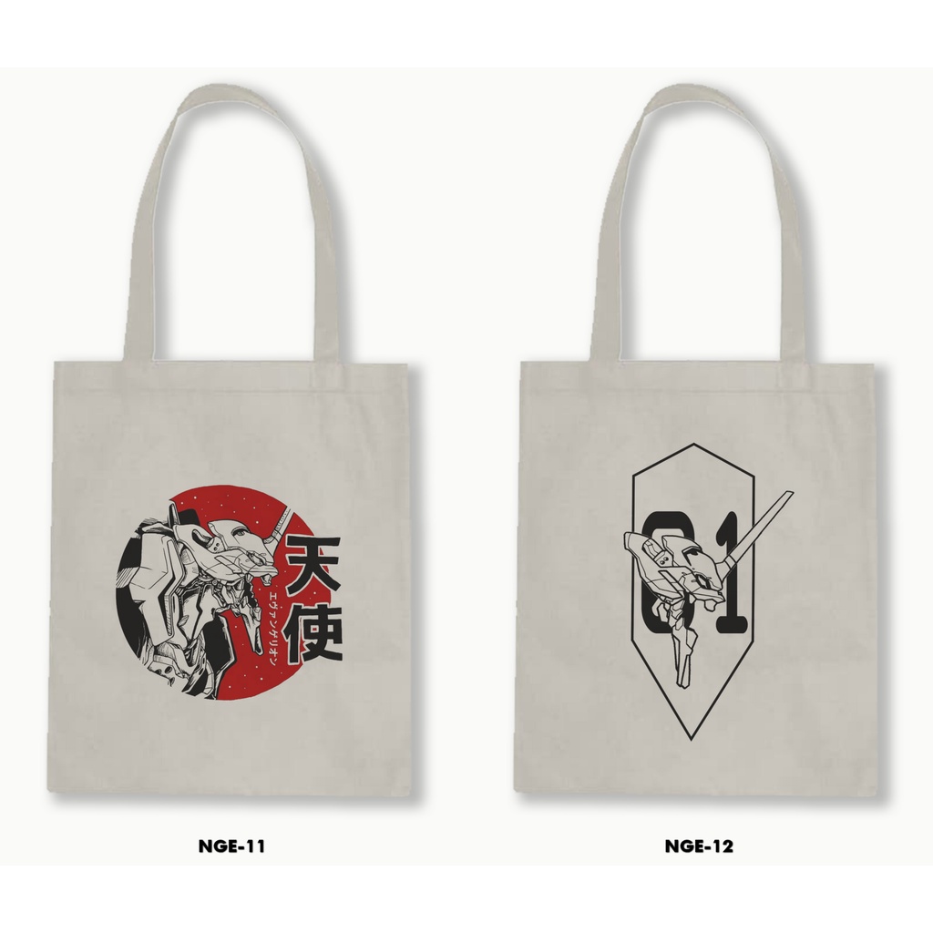 Canvas/Blacu Zipper Tote Bag - Neon Genesis Evangelion / Manga / Anime 01