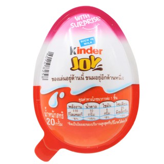 คินเดอร์จอยฟอร์เกิร์ลขนมรสโกโก้บนครีมนมและโกโก้ 20กรัม Kinder Joy For Girls Cocoa Confection with Milk Cream and Cocoa 2