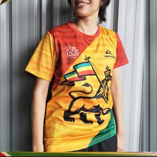 เสื้อกีฬา ลาย Rasta club เสื่อแฟชั่น ซับเหงื่อและระบายอากาศได้ดี