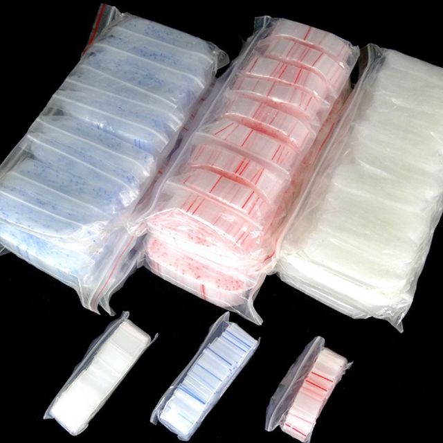 Combo 500c mini zip bag ขนาดเล็กที่สุด 1.5x2 cm/กระเป๋าซิปเล็ก