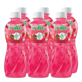 กาโตะ น้ำผลไม้ผสมวุ้นมะพร้าว ขนาด 250 มล. แพค 6ขวด