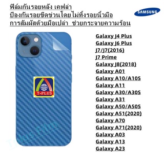 ฟิล์มกันรอยหลัง เคฟล่า Samsung Galaxy A03 Galaxy A13 Galaxy A23 A01 A11 A31 A51 A71 A10 A30 A50 A70 J4PLUS J6PLUS J7 J7Prime J8