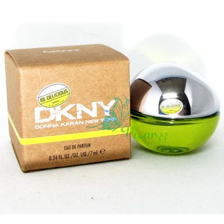 (แท้ 100%) น้ำหอม แอปเปิ้ล DKNY Be Delicious (EAU DE PARFUM) "Green Apple" 7 ml.