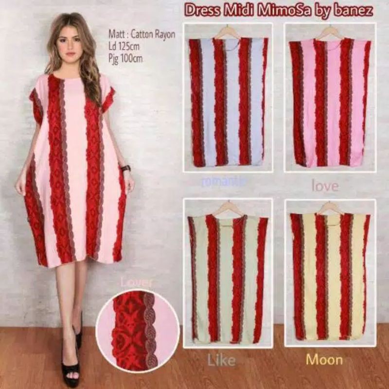 Mimosa motif Midi ไม่จําหน่ายปลีก