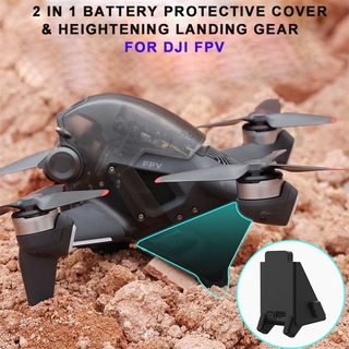 SUNNYLIFE 2 - In - 1 Dji Fpv Drone ซิลิโคนครอบป้องกันแบตเตอรี่สําหรับ Dji Fpv Drone Combo Drone accessories