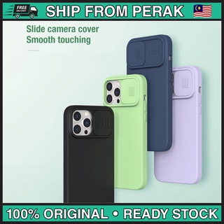 Nillkin CamShield เคสซิลิโคน สําหรับ iPhone 14 Plus Pro Max / 13/13 Pro / 13 Pro Max เคสป้องกันกล้อง