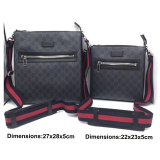 *สอบถามStockก่อนกด Gucci messenger/ mini bag กระเป๋ากุชชี่ มี 2 ขนาด กระเป๋าผู้ชาย กระเป๋าสะพายข้าง สีดำ กุชชี่ ของแท้