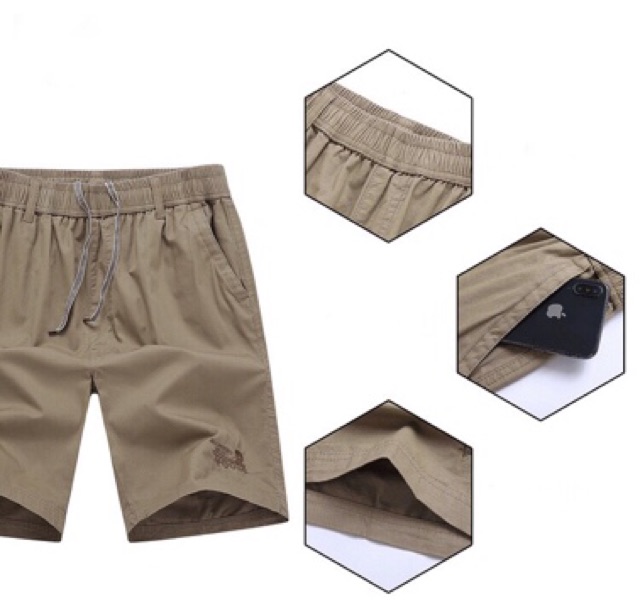 กางเกงขาสั้นชาย   (พร้อมส่ง) ผ้าฟอก 28-38รวมสีขายดี Set 1  