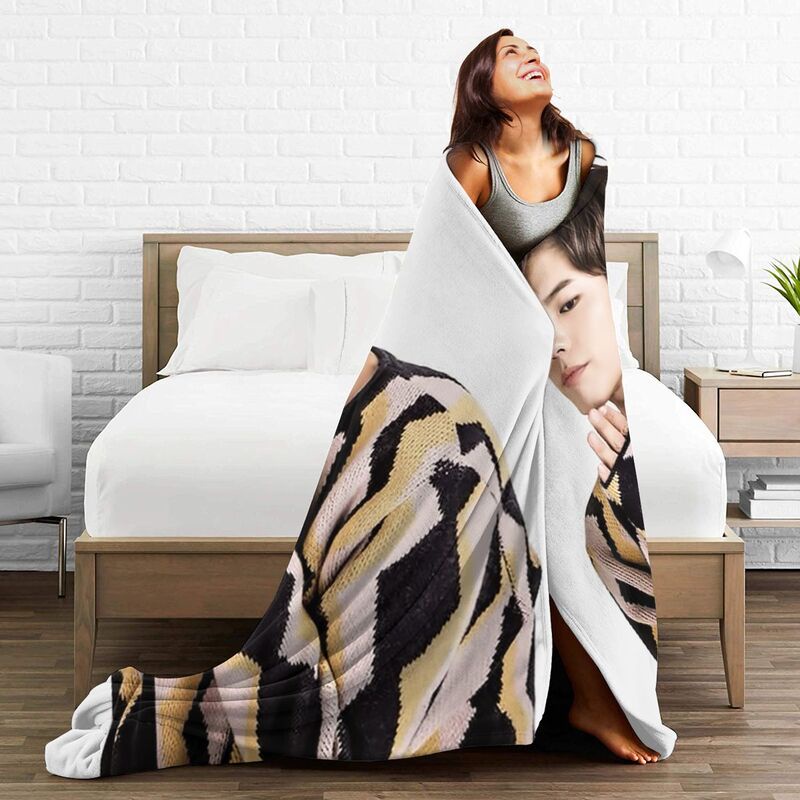 Park Bo Gum Photoshoot Custom Blanket UltraSoft Micro Fleece Blanket Lovely Air Conditioning