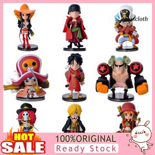 Plu_ ฟิกเกอร์การ์ตูนอะนิเมะ 9 ชิ้น