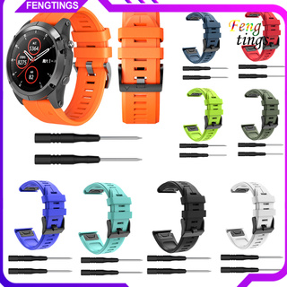 【FT】สายนาฬิกาข้อมือ 20 22 26 มม. แบบเปลี่ยน สําหรับ Garmin Fenix 6 6X 6S Pro Forerunner 945 K1