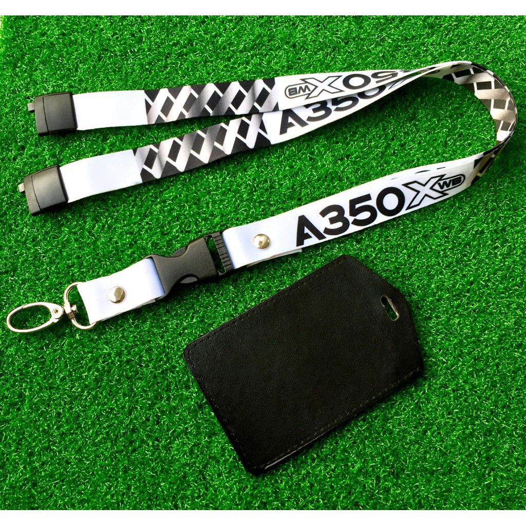 [KEDAI LOKAL ] PREMIUM Airbus 350 XWB Lanyard ฟรี ID HOLDER/ สินค้าการบิน