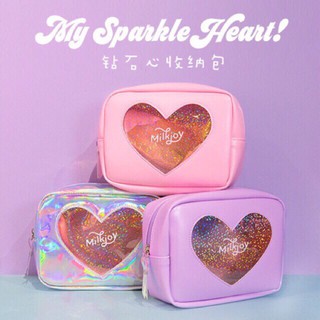 พร้อมส่ง Bentoy My Sparkle Heart Milkjoy Diamond ใส่เครื่องสำอางค์