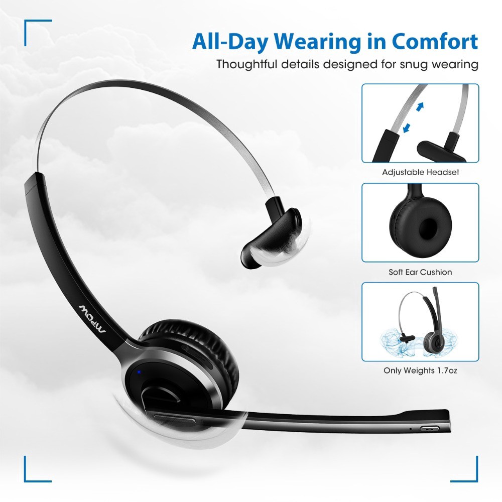 mpow bluetooth headset bh231a
