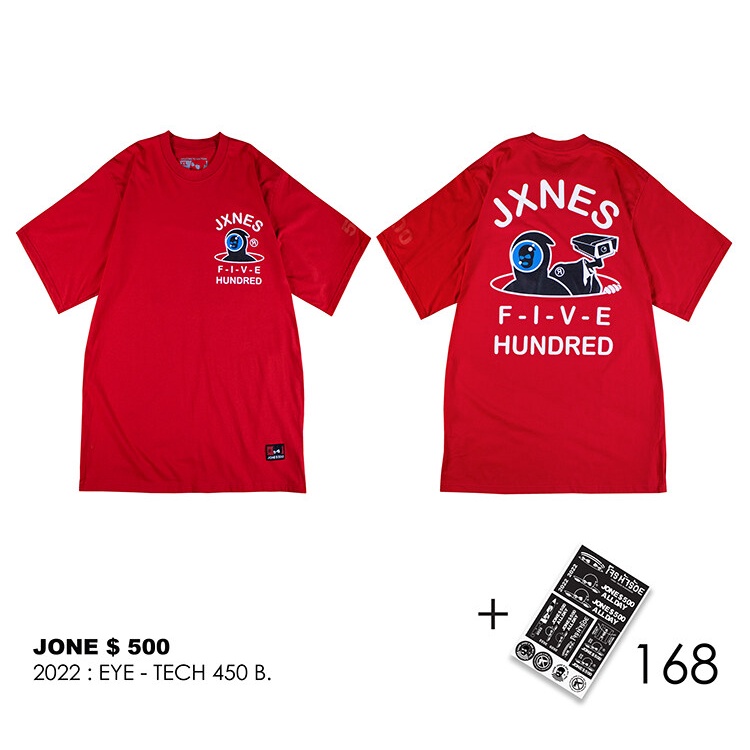 Tee JONE500 คลอเล็คชั่นล่าสุด เสื้อยืดสกรีนลาย 2022 Collection 166-168
