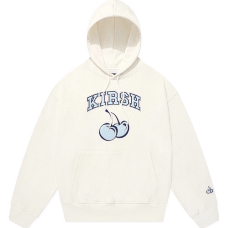 (พร้อมส่ง)🍒 Kirsh arch cherry logo hoodie แท้💯[ivory] พรีออเดอร์ Preorder