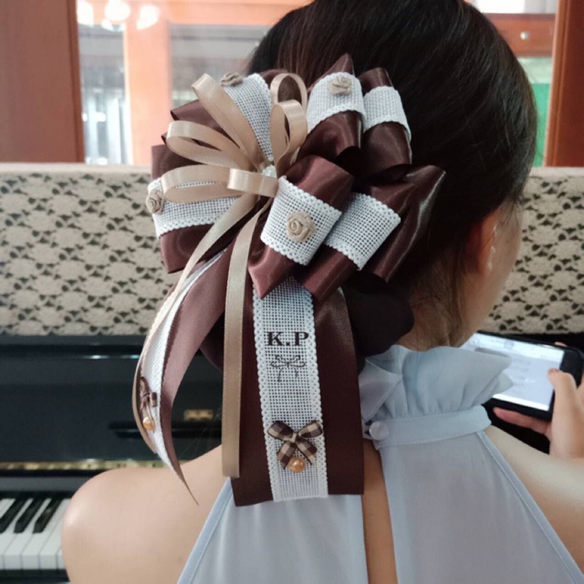 เน็ตติดผม โบว์ติดผม กิ๊บติดผม โบว์ผูกผม