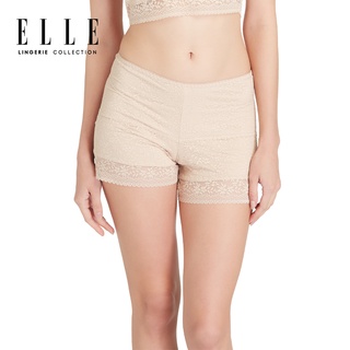 ELLE Lingerie กางเกง SLIP ขาสั้นกันโป๊ผ้าลูกไม้ - LP1712