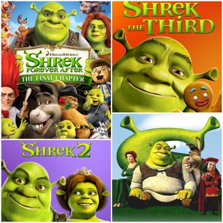 [DVD FullHD] เชร็ค ครบ 4 ภาค-4 แผ่น Shrek 4-Movie Collection : 2001-2011 #หนังการ์ตูน #แพ็คสุดคุ้ม