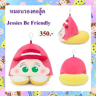 Disney ลิขสิทธิ์แท้ หมอนรองคอ มีฮู้ด Toy Story Jessies : Be Friendly