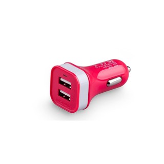 Momax XC Car Charger - pink