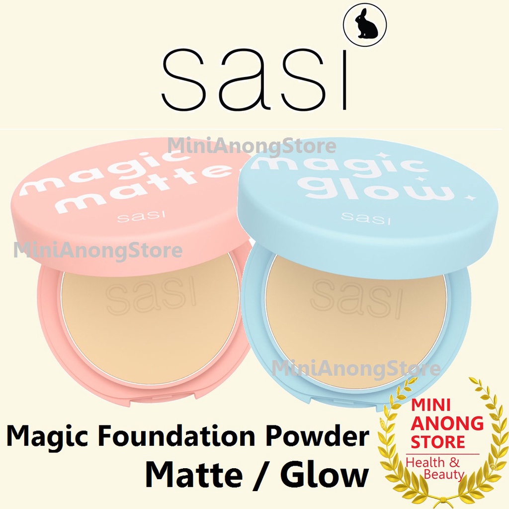แป้ง ศศิ เมจิก แมท โกลว์ ฟาวน์เดชั่น พาวเดอร์ SASI Magic Matte Glow Foundation Powder