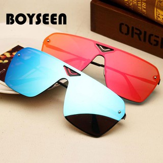 BOYSEEN แว่นตากันแดด ชายหนุ่ม แฟชั่น  UV400 แว่นตากันแดด 039