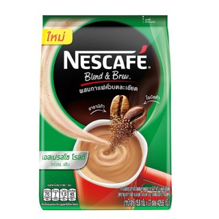 NESCAFE Blend & Brew Espresso Roast 3in1 เนสกาแฟ เบลนด์แอนด์บรู เอสเปรส ...