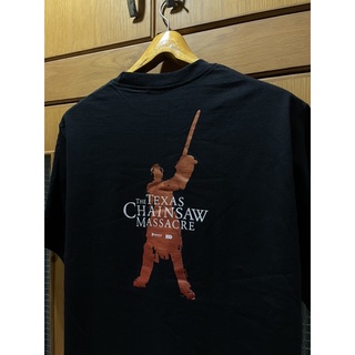 เสื้อยืดผ้าฝ้าย เสื้อภาพยนตร์สยองขวัญ VINTAGE 00s THE TEXAS CHAINSAW MASSACRE PROMO (ล่อมาชำแหละ) Size L มือ2