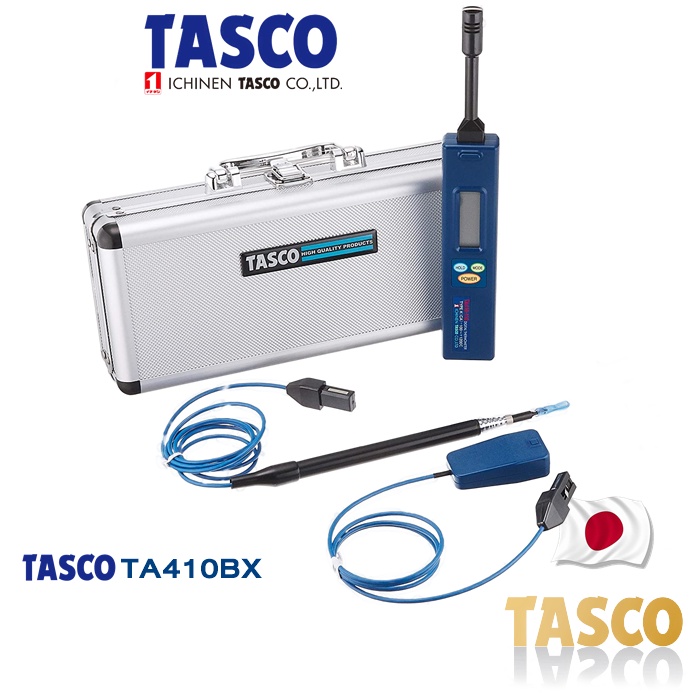 TASCO Japan ชุดวัดอุณหภูมิเครื่องทำความเย็น TA410BX  Digital Thermometer Deluxe Set " Made in Japan "