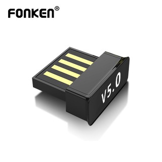 Fonken ตัวรับสัญญาณจอย บลูทูธ 5.0 Usb Dongle รับส่งสัญญาณเสียง พร้อมจอแสดงผล สำหรับ PS4 XBOX ONE Pc