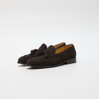 Julietta - Tassel Loafer Shoes Suede in Darkbrown รองเท้าหนัง Juliettabkk